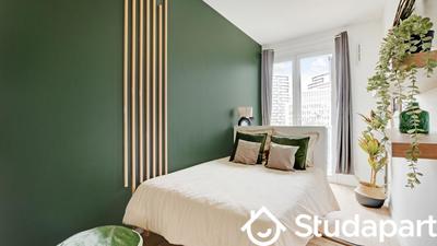 Chambre - 9 m² - 1 pièce