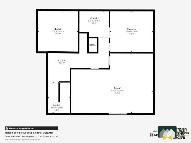 Maison traditionnelle - 115 m² - 4 pièces
