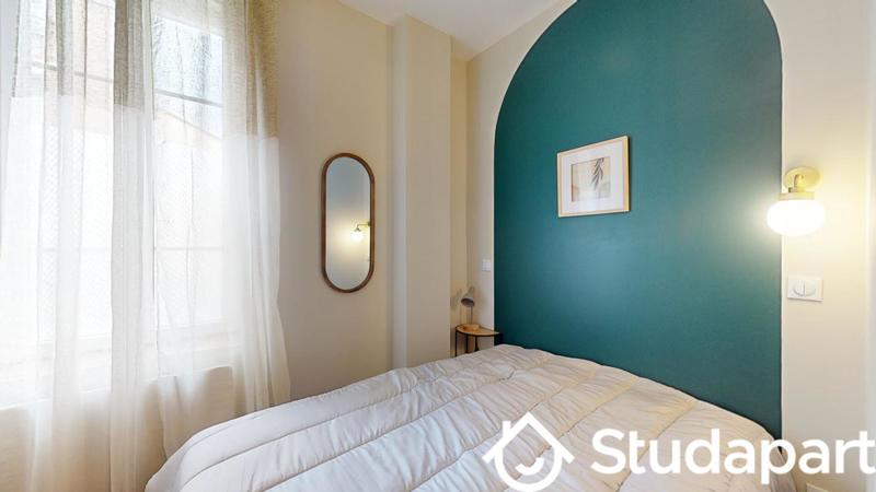 Chambre - 9 m² - 1 pièce