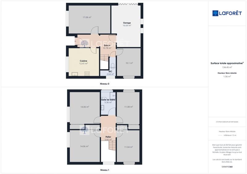 Maison traditionnelle - 115 m² - 6 pièces