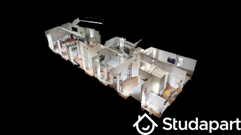 Chambre - 11 m² - 1 pièce