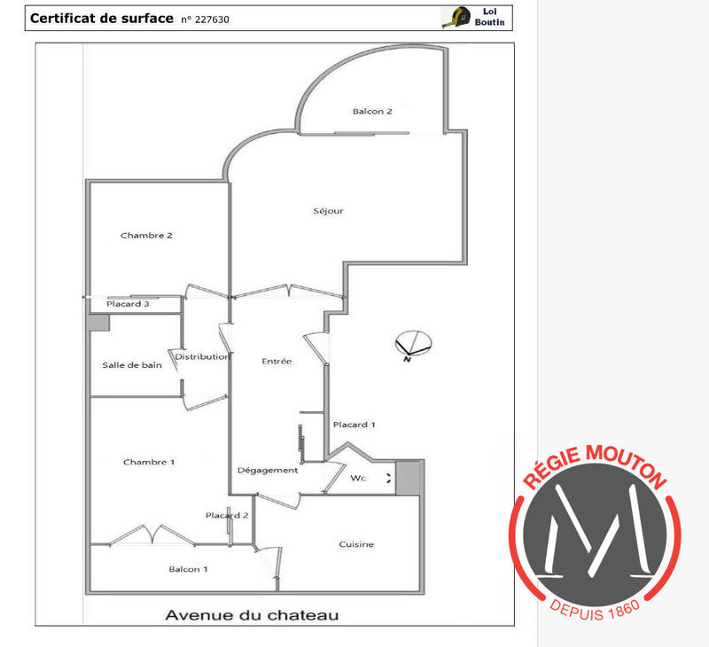 Appartement - 81 m² - 3 pièces