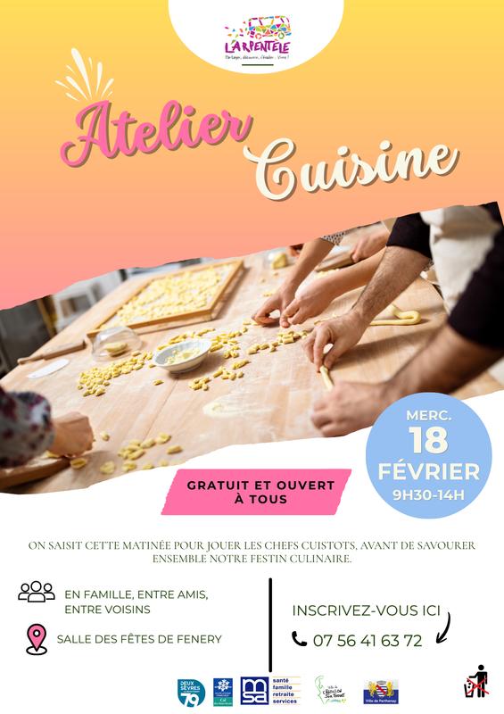 Atelier cuisine à Fénéry