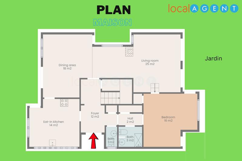 Maison contemporaine - 159 m² - 8 pièces