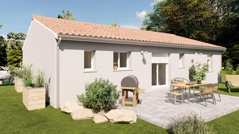 Maison - 94 m² - 5 pièces