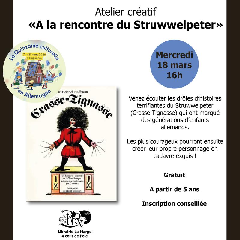 Lecture &amp; Atelier "A la rencontre du Struwwelpeter