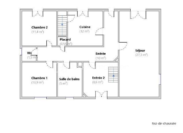 Maison - 106 m² - 6 pièces