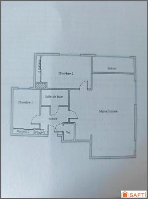 Appartement - 66 m² - 3 pièces