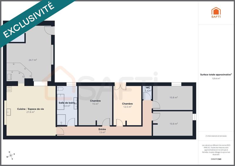 Maison - 126 m² - 5 pièces