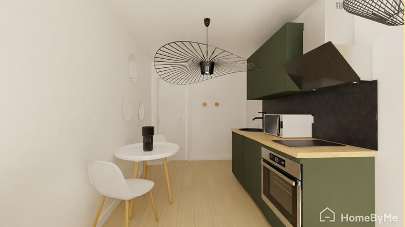 Appartement ancien - 21 m² - 1 pièce