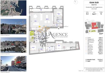 Appartement - 118 m² - 4 pièces