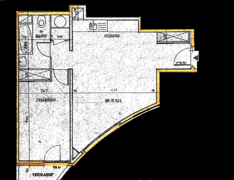 Appartement - 44 m² - 2 pièces
