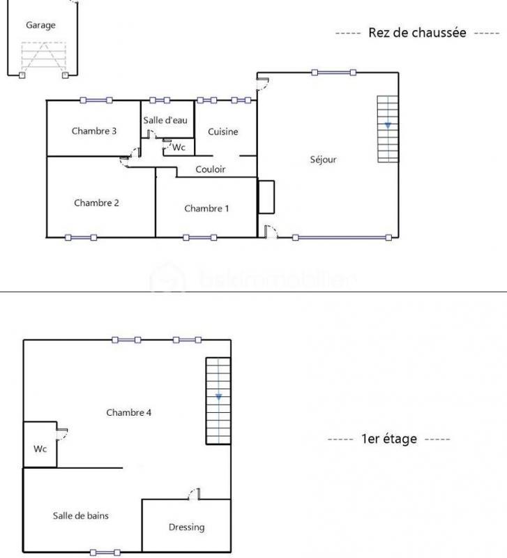 Maison de ville - 130 m² - 5 pièces