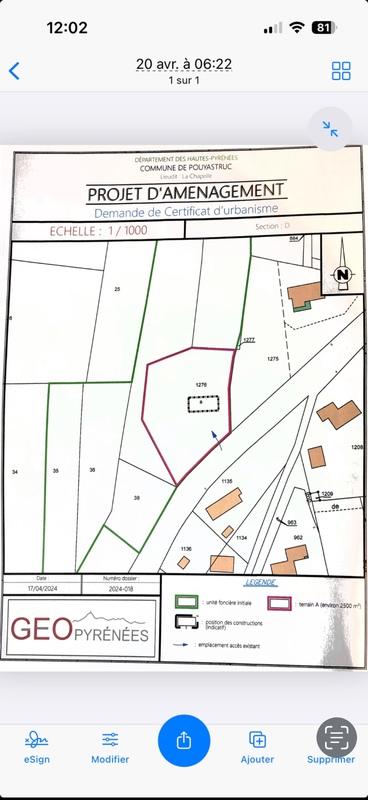 Terrain constructible - 2 247 m²