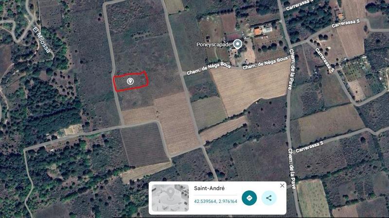 Terrain agricole - 1 453 m²