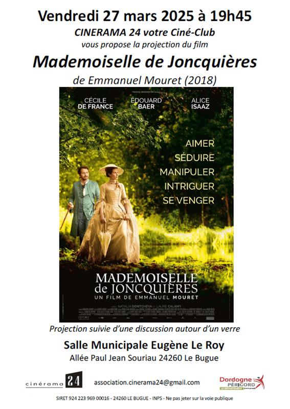 Ciné Club - Mademoiselle de Joncquières
