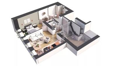 Appartement - 46 m² - 2 pièces