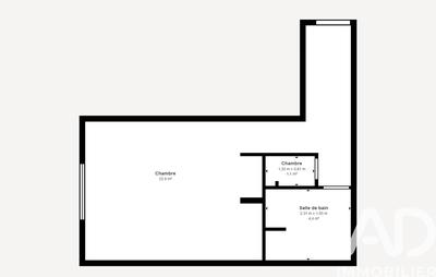 Appartement - 29 m² - 1 pièce