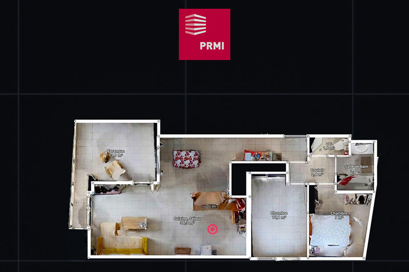 Appartement - 64 m² - 3 pièces