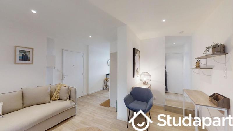 Chambre - 12 m² - 1 pièce