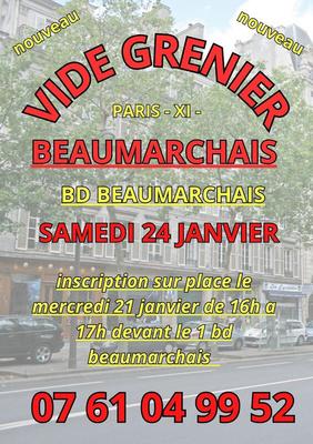 Vide grenier beaumarchais