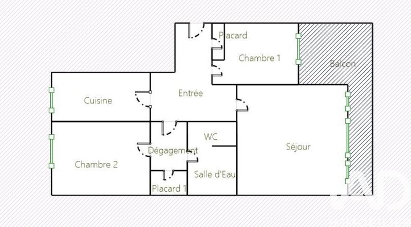 Appartement - 67 m² - 3 pièces