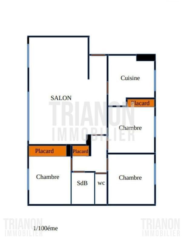 Appartement - 85 m² - 5 pièces
