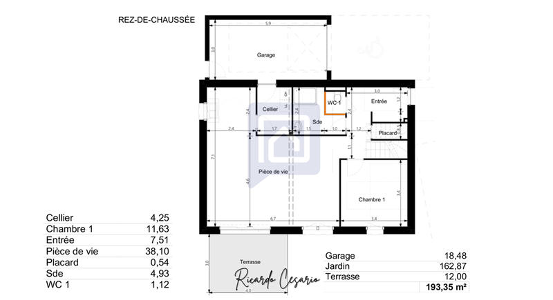 Maison - 103 m² - 4 pièces