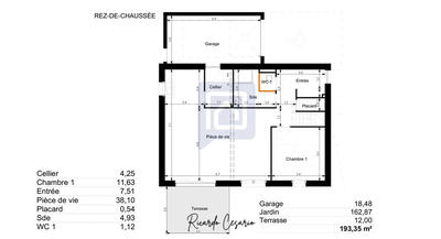 Maison - 103 m² - 4 pièces