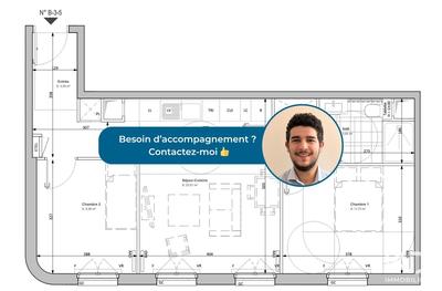 Appartement - 55 m² - 3 pièces