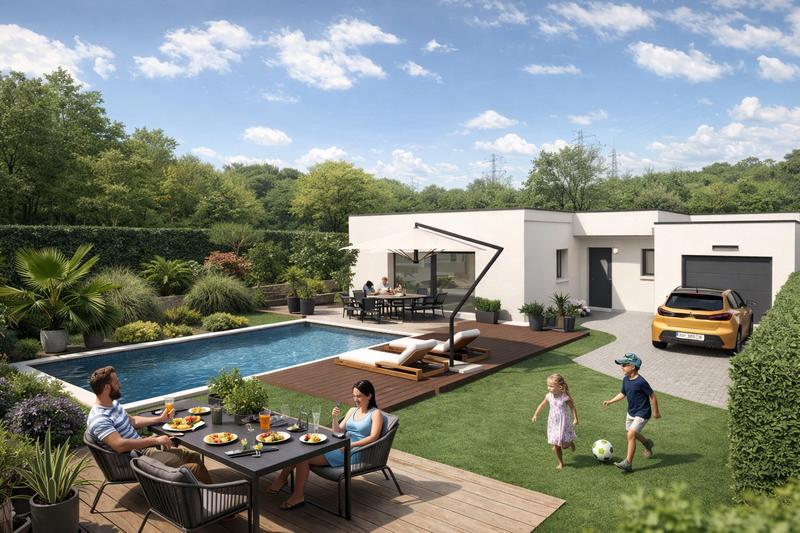 Maison - 100 m² - 4 pièces