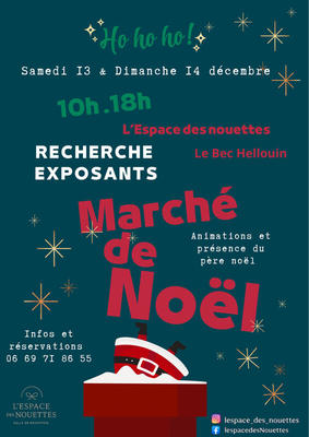 Marché de noël de l'espace des nouettes