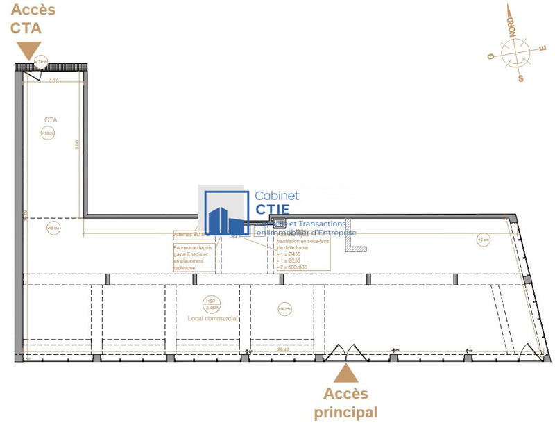 Local commercial - 228 m²