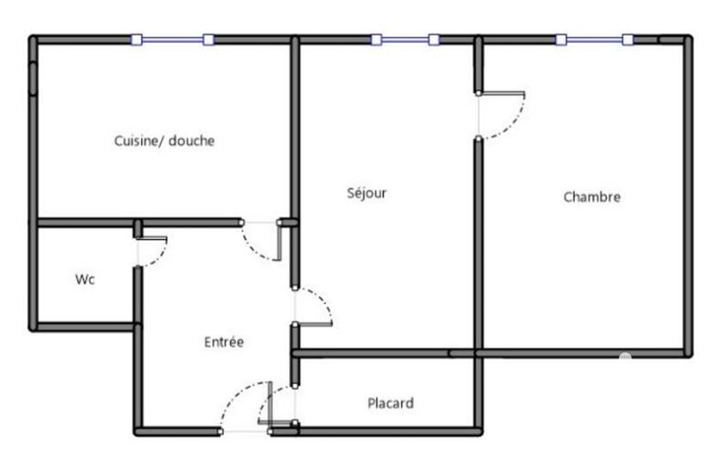 Appartement - 24 m² - 2 pièces