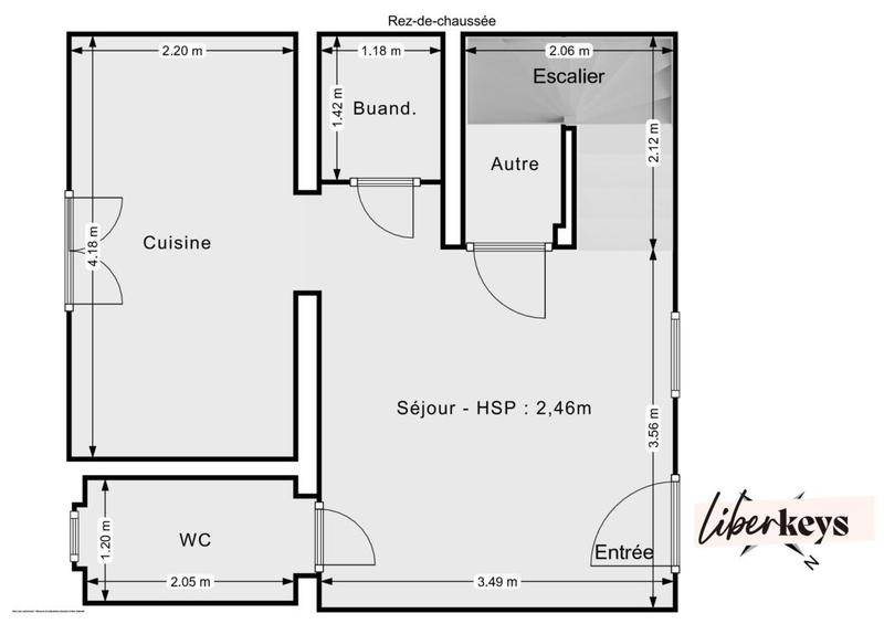 Maison de village - 57 m² - 3 pièces