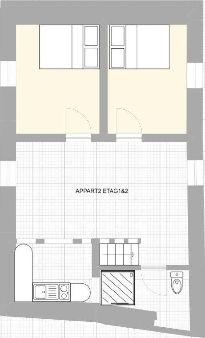 Immeuble - 92 m²
