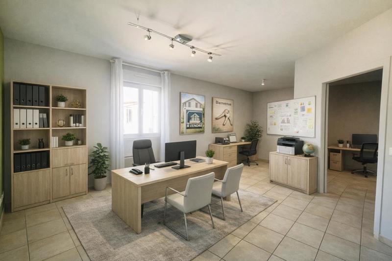 Bureau - 47 m² - 2 pièces