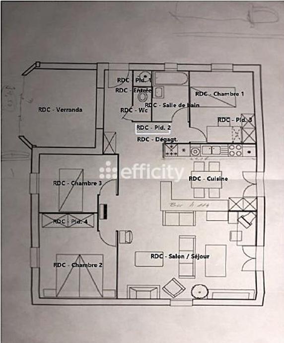Maison - 110 m² - 5 pièces
