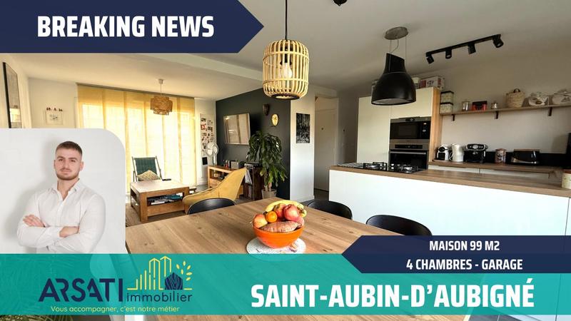 Maison contemporaine - 99 m² - 5 pièces