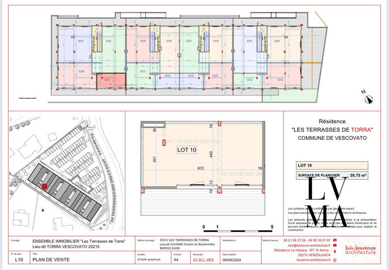 Appartement - 48 m² - 2 pièces