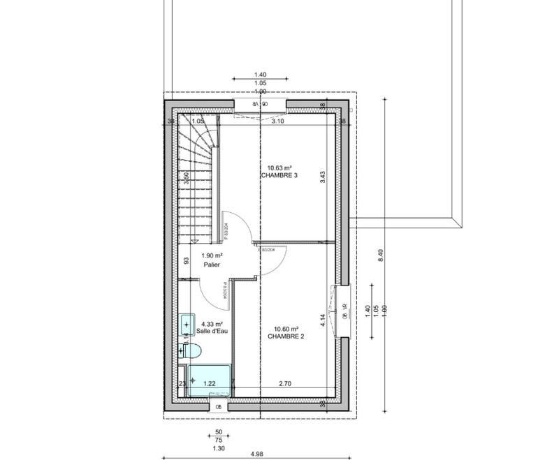 Maison - 88 m² - 5 pièces