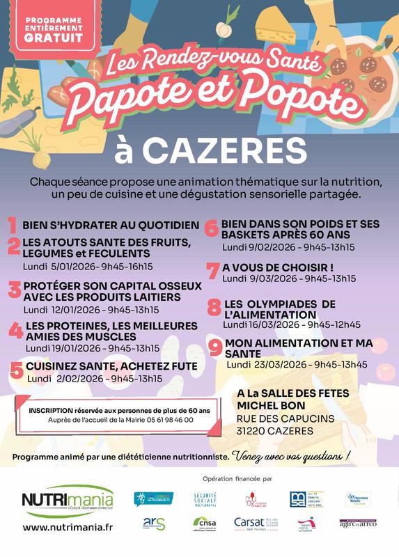Les Rendez-Vous Santé  Papote et Popote