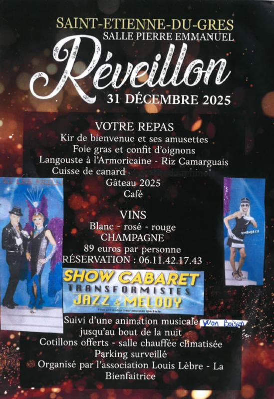 Réveillon à St. Etienne du Grès
