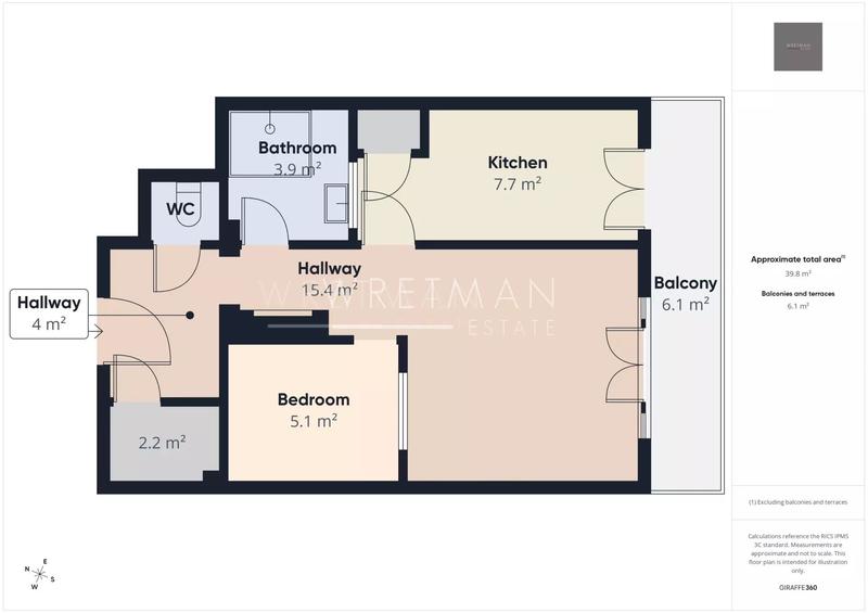 Appartement - 40 m² - 1 pièce