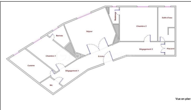 Appartement - 89 m² - 3 pièces