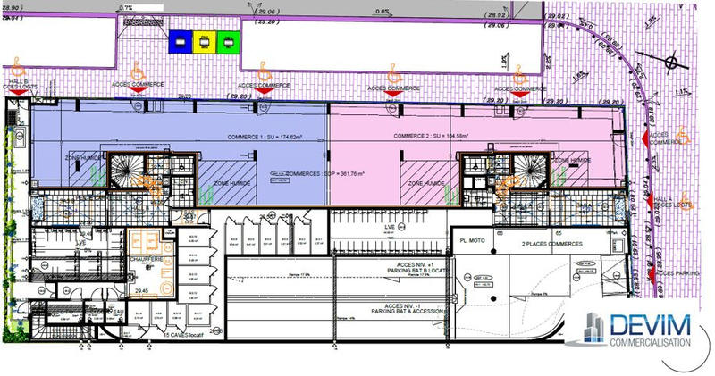 Local commercial - 165 m²