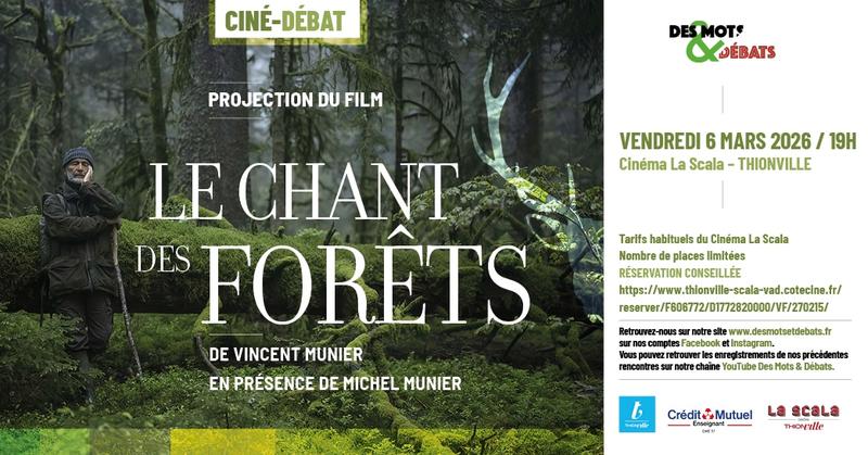 Ciné-débat - le chant des forêts
