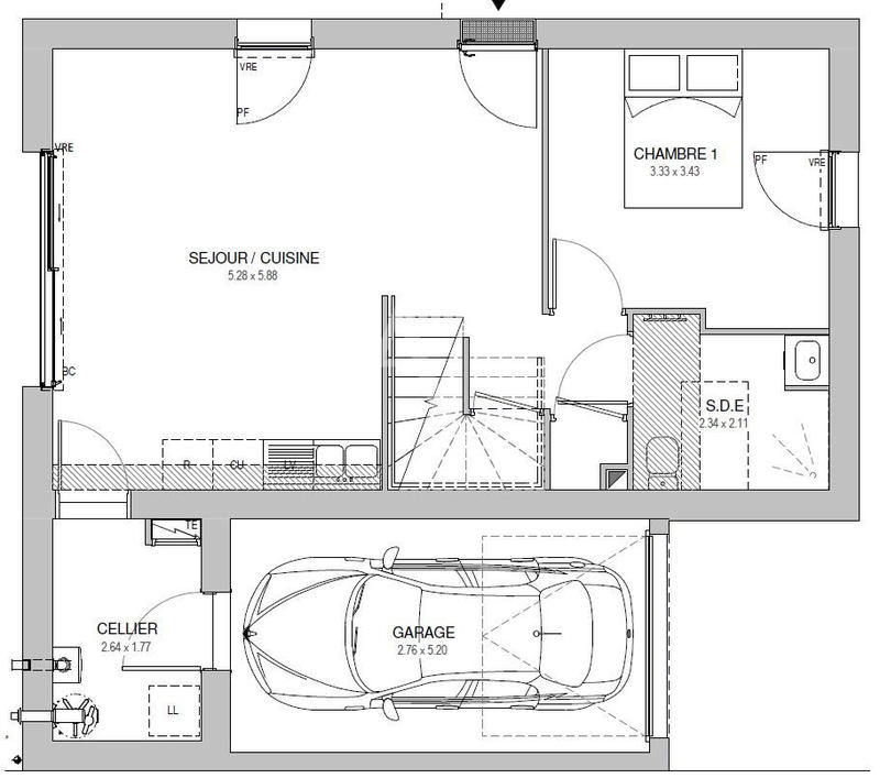 Maison - 84 m² - 4 pièces
