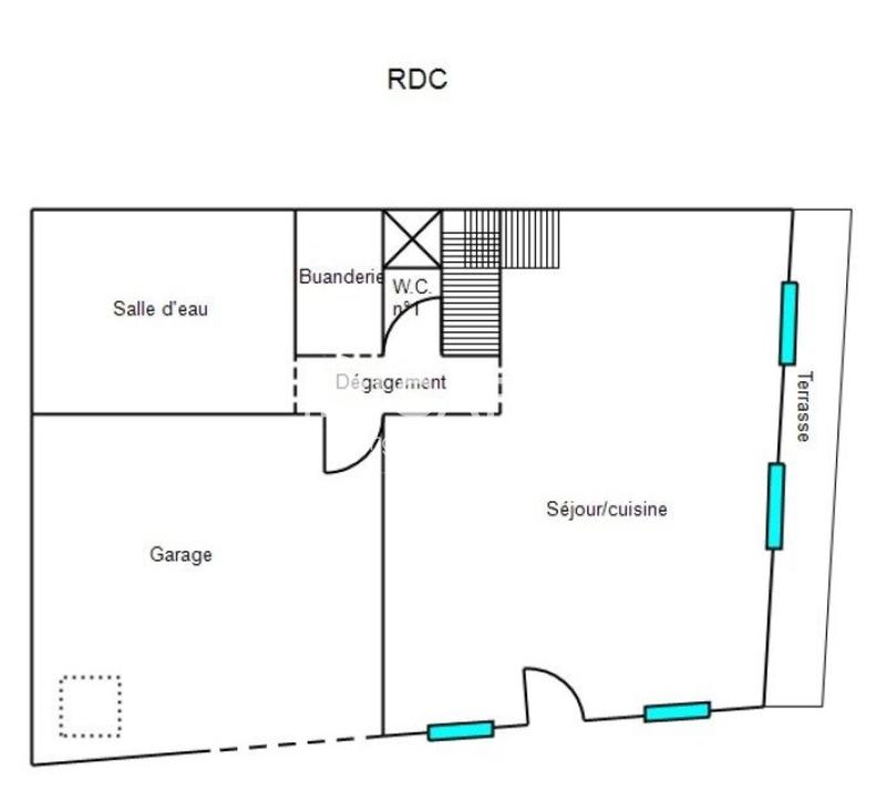 Maison de ville - 137 m² - 6 pièces