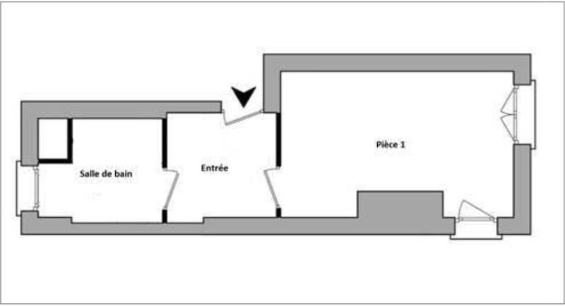 Appartement - 17 m² - 1 pièce